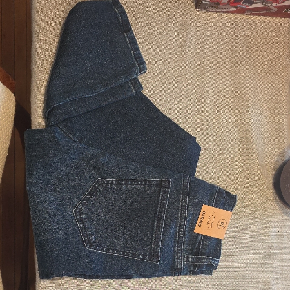 Garage High Rise Jeans in Deep Blue